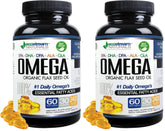 Ecostream Naturals Omega blend bottle highlighting essential fatty acids for daily support