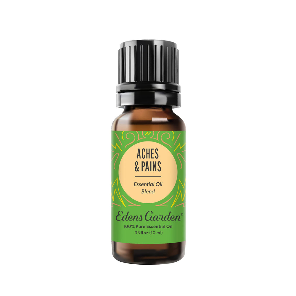 Edens Garden Aches & Pains bottle front for relaxation.