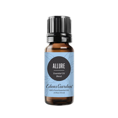 Edens Garden Allure bottle closeup for premium diffusion and mood enhancement.