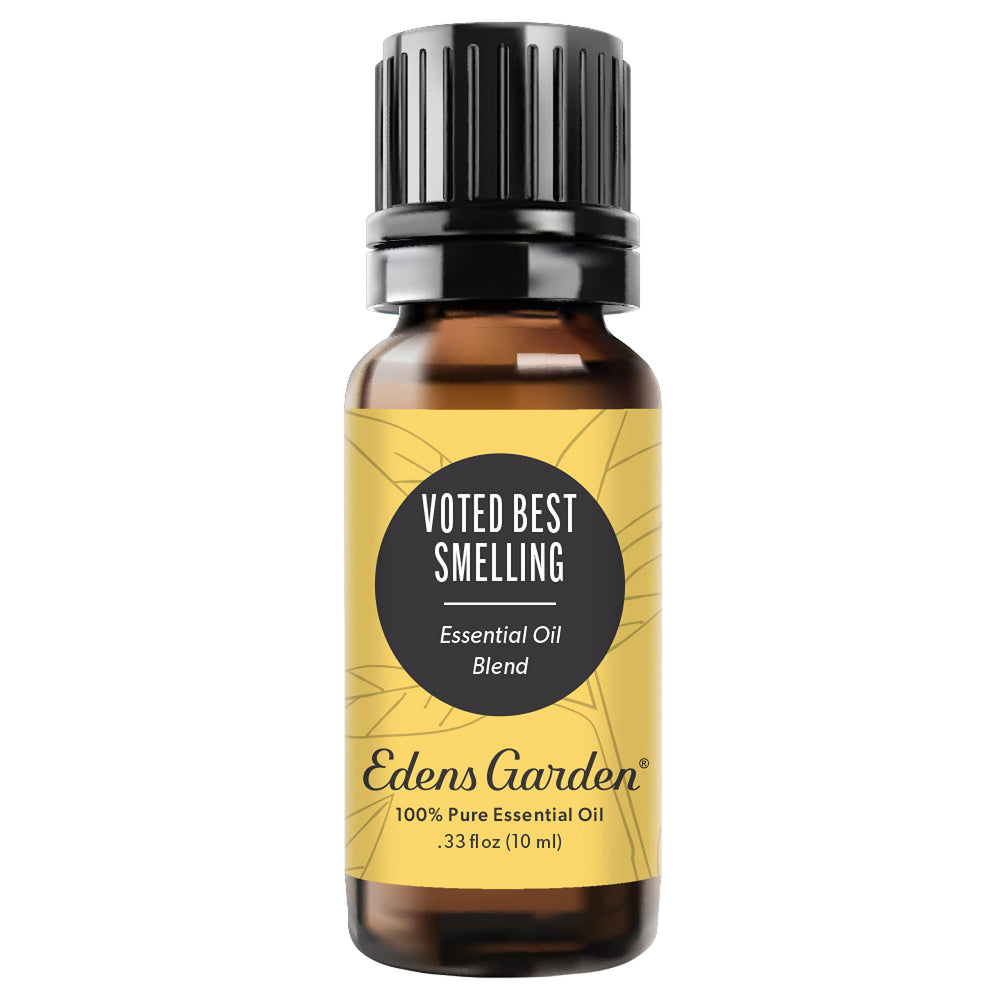 Edens Garden best-smelling oil blend bottle pour for diffuser-ready use.