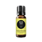 Edens Garden Breathe Easier bottle front showing label for uplifting aromatics.