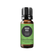Edens Garden Buddha Wood bottle with amber glass, ideal for diffuser sessions.