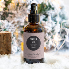 Edens Garden Camellia Seed Oil on skin provides lightweight hydration.