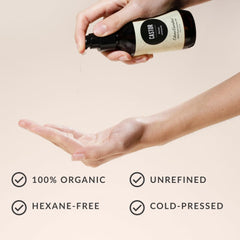Edens Garden Castor Oil dropper image ideal for precise scalp treatment