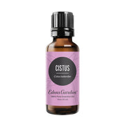 Edens Garden Cistus essential oil bottle showcasing purity for aromatherapy.