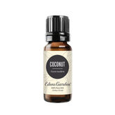 Edens Garden Coconut CO2 essential oil bottle, tropical aroma for diffusion.