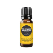 Edens Garden Goldenrod oil bottle; pure essential oil for diffusers and skin care.