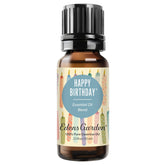 Edens Garden Happy Birthday bottle close-up evokes a festive aroma for celebrations.