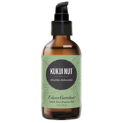 Edens Garden Kukui Nut Carrier Oil bottle offers fast absorption for the skin.