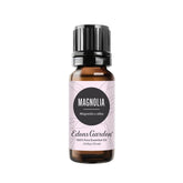 Edens Garden Magnolia essential oil bottle closeup for premium aromatherapy and skin care.