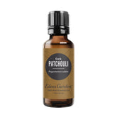 Edens Garden Patchouli bottle 30ml for grounding and relaxation at home.