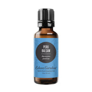 Edens Garden Peru Balsam essential oil bottle for diffusion and skincare.