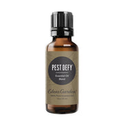 Edens Garden Pest Defy bottle front view showing a pure essential oils blend