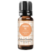Edens Garden Pumpkin Pie Bottle showcasing a pure essential oil blend for cozy fall ambiance.