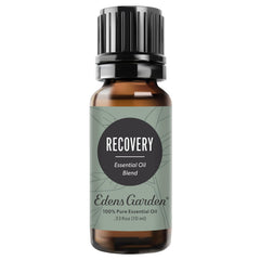 Edens Garden Recovery bottle with pure essential oil for relaxing aromatherapy.
