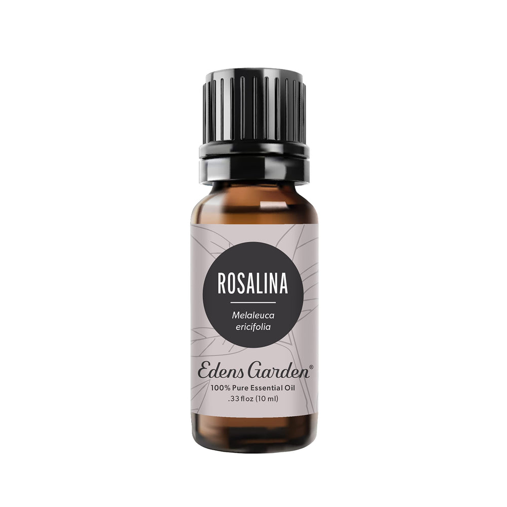 Edens Garden Rosalina oil bottle showing premium purity for diffusion.