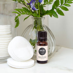 Edens Garden Skin Love bottle label view, premium blend presentation and quality assurance.