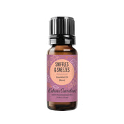 Edens Garden Sniffles & Sneezes bottle front for diffusing in any room.