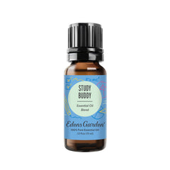 Edens Garden Study Buddy diffuser scene highlighting uplifting lemon and fir notes for focus.