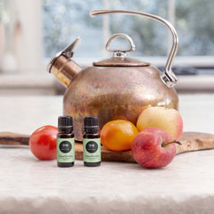 Edens Garden thyme oil packaging highlighting purity and value for home use.