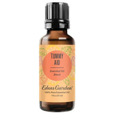 Edens Garden Tummy Aid bottle and label shown for calming aromatherapy routines