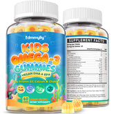 Edmmyliy Kids Omega3 Gummies bottle for convenient daily brain and immune support.
