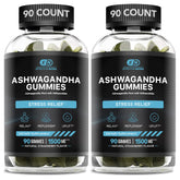 Effective Nutra Ashwagandha Gummies bottle front view for stress relief