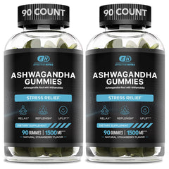 Effective Nutra Ashwagandha Gummies bottle front view for stress relief