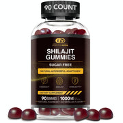 Effective Nutra Shilajit Gummies bottle promoting convenient daily energy support.