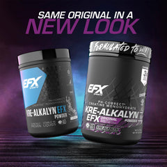 EFX Kre-Alkalyn powder being mixed in glass for quick fueling