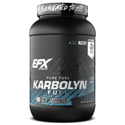 EFX Sports Karbolyn Fuel bottle-front shows label and quick energy for workouts.