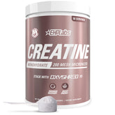 EHP Labs CREA-8 bottle close-up showing unflavored creatine powder for workouts.