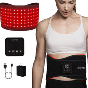 Eicolorte red light therapy belt front view for targeted relief and convenience.