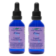 Eidon Ionic Minerals Liquid Zinc bottle with dropper for immune support