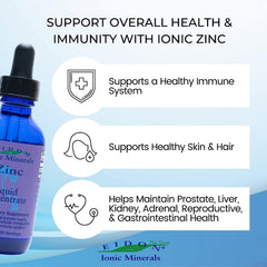 Droppers dispensing zinc drops for easy daily use