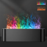 Eiifiter Colorful Flame Diffuser front view enhances cozy ambiance with flame-like lighting