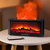 Eiifiter Flame Fireplace Diffuser glow enhances cozy evenings with warm lighting