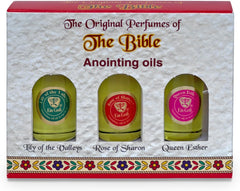 Ein Gedi Queen of the Bible frankincense oil bottle for sacred rituals and devotion