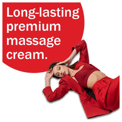 Elbow Grease Hot Cream packaging display emphasizes portability and value