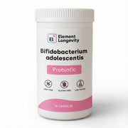 Element Longevity bottle with capsules suggesting digestion support and gut comfort.