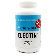 Eleotin capsules close-up highlighting natural herbal formulation for daily circulation support.