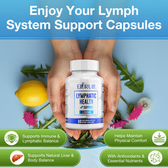 ELERULE Lymphatic Support bottle pour, mess-free daily dosing.