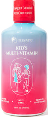 Elevatic Kids multivitamin bottle front showing allergen-free formula for daily nutrition.