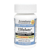 ELFOLATE bottle with coated tablets, easy-to-swallow daily folate support.