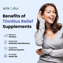 Elikadur vitamins and minerals pack illustrating holistic ear health support