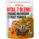 Ellie's Best Vital 7 extract bottle for easy daily mushroom supplementation