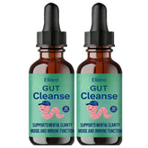 ELLORA Gut Cleanse bottle with herbal blend supporting digestive balance.