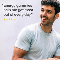 Elo Health energy gummies label detail highlights clean formula