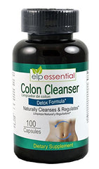 ELP Essential colon cleanser bottle front view for detox support.