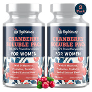 Elystrixionis Cranberry pills bottle image for urinary tract wellness.